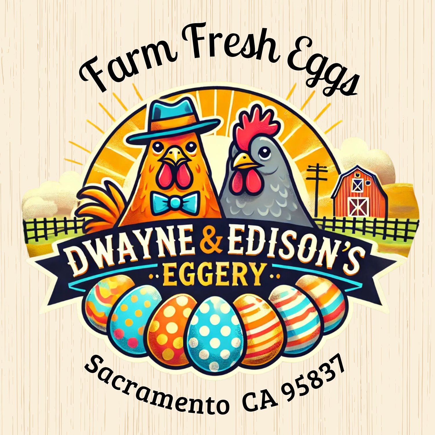 Egg Carton Sticker - 1